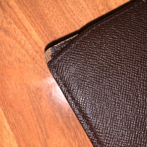 Authentic Louis Vuitton Damier Ebene Porte-Monnaie Tresor Wallet - Picture 14 of 16